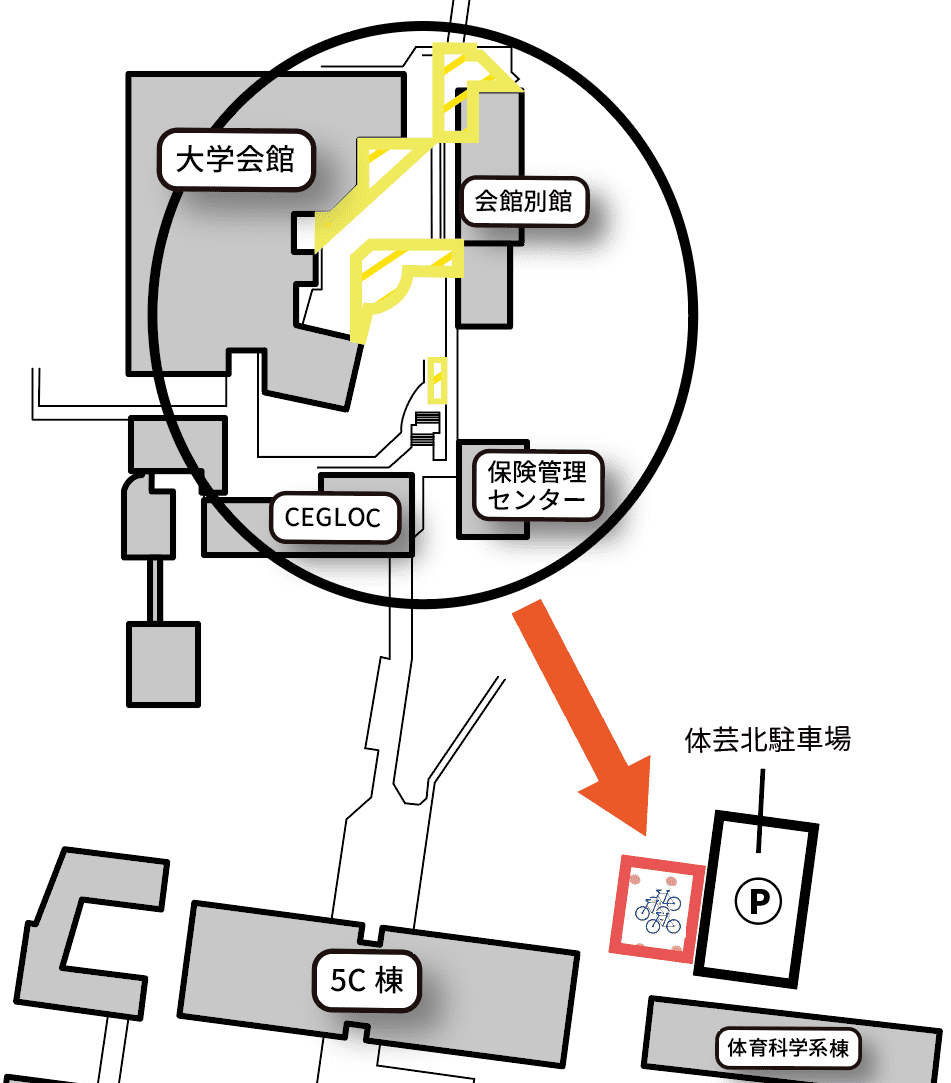 大学会館周辺